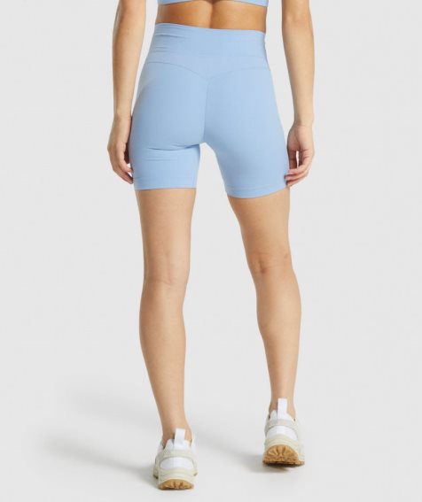 Women's Gymshark Whitney Mesh Shorts Blue | NZ 1RDBNY